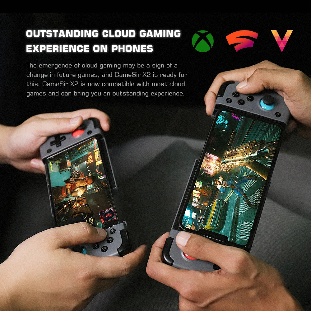 GameSir X2 gaming on phones